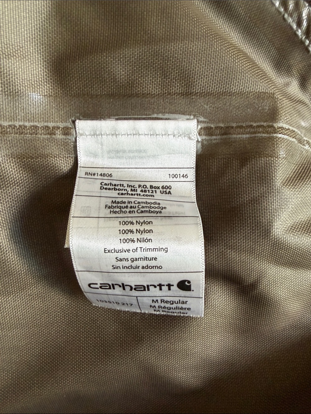 Carhartt Men's Dark Olive Hooded Storm Defender Jacket Medium - Picture 6 of 8